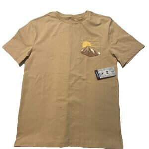 NWT Tommy Bahama Boy's Youth Short Sleeve Pocket T Shirt Tan Size XL 14 Desert
